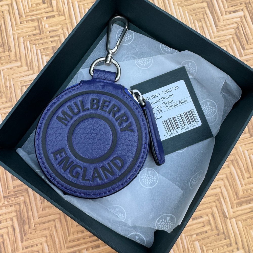 Mulberry Round Pouch Coin Case Bag Charm